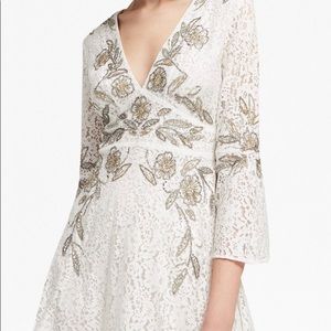French Connection embroidered dress